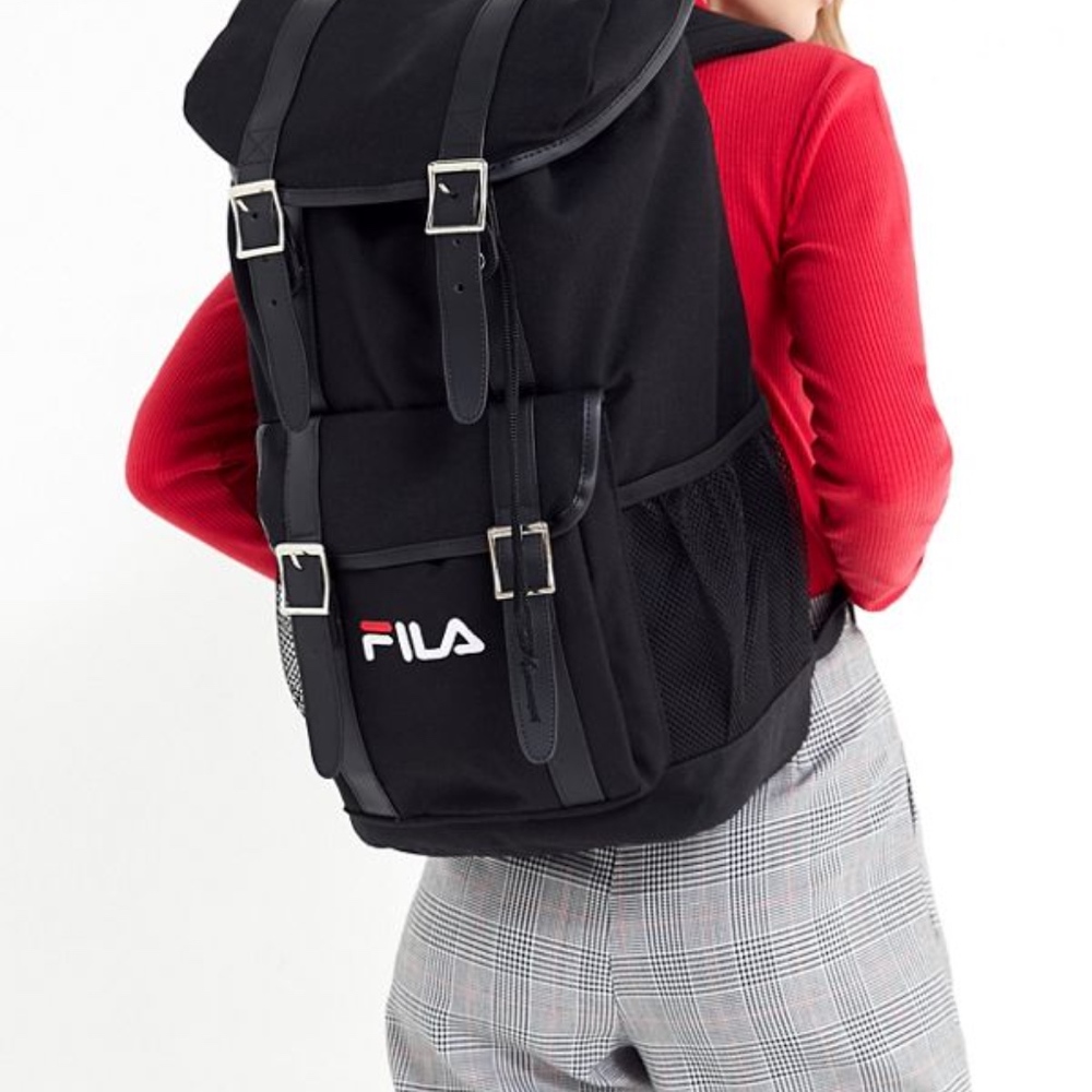 NWT FILA Heritage Rucksack Backpack Black